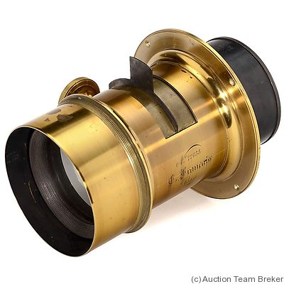 Francais: Brass Lens (20cm len, 10cm dia, 350mm focal) camera