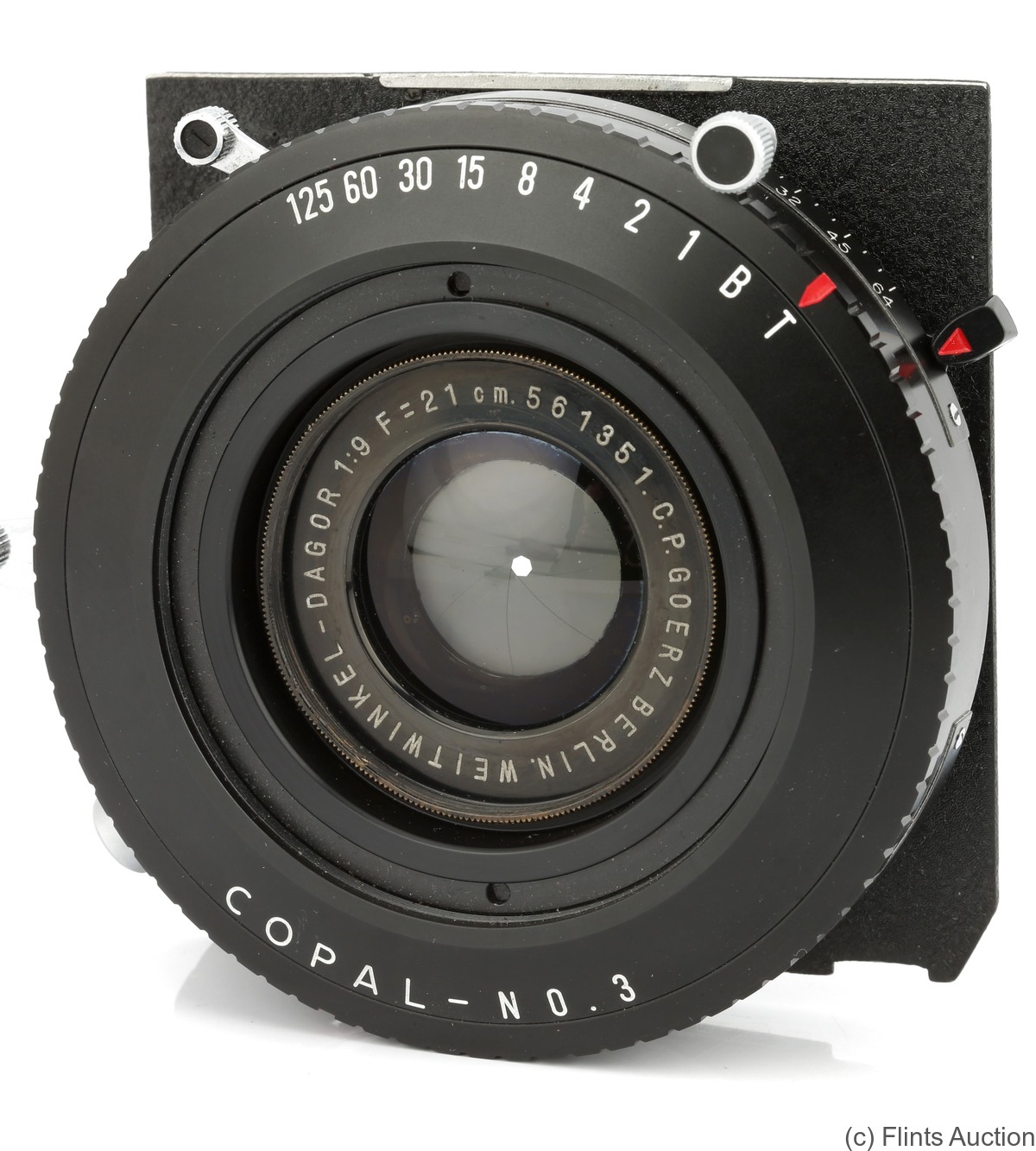 Goerz C.P.: 210mm (21cm) f9 Dagor (w/Copal) camera