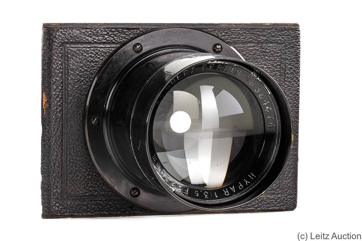Goerz C.P.: 250mm (25cm) f3.5 Hypar camera