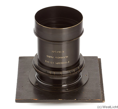 Hermagis: Eidoscope f/5 No.2 (19cm len) camera