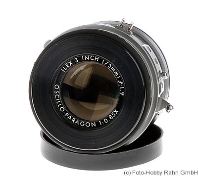 Ilex: 75mm (7.5cm) f1.9 Oscillo-Paragon (3 inch) camera