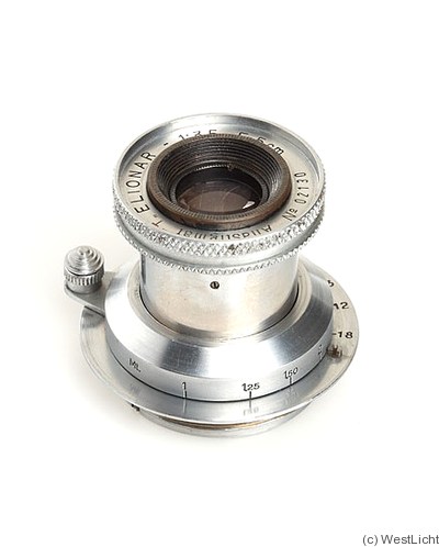 Koristka: 50mm (5cm) f3.5 T Elionar Anastigmat (M39) camera