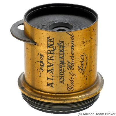 Laverne: Objectif Achromatique (brass, 4cm len, 3cm dia, 20cm focal) camera