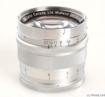 Leitz: 125mm (12.5cm) f2.5 Hektor (Visoflex, Canada) camera