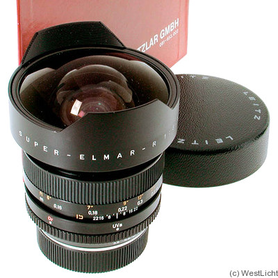 Leitz: 15mm (1.5cm) f3.5 Super-Elmar-R camera