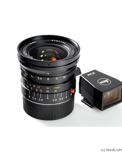 Leitz: 21mm (2.1cm) f2.8 Elmarit-M Asph. (BM, black) camera