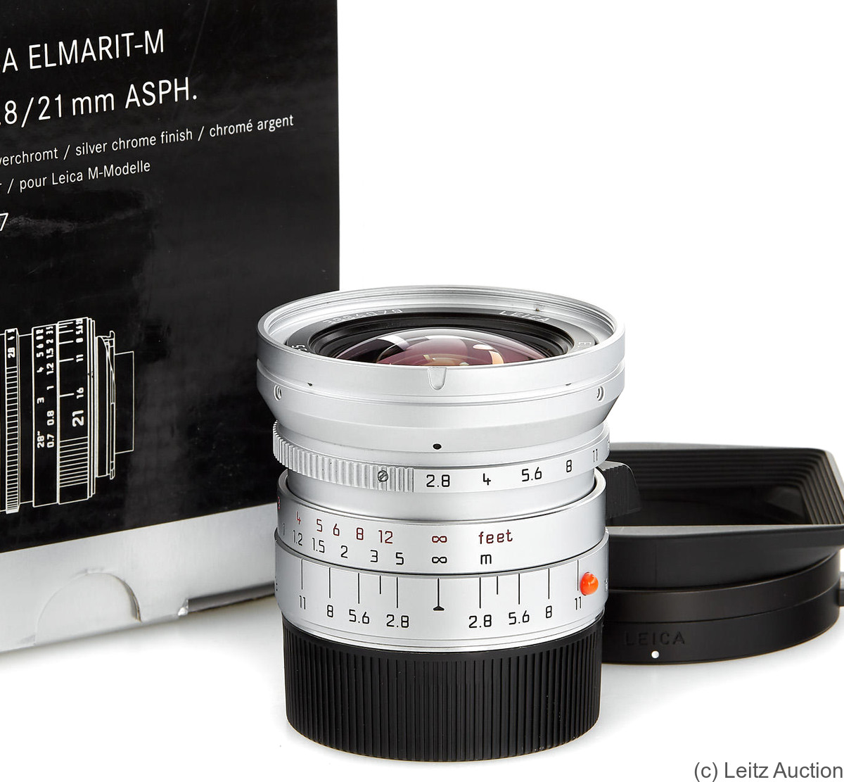 Leitz: 21mm (2.1cm) f2.8 Elmarit-M Asph. (BM, chrome) camera