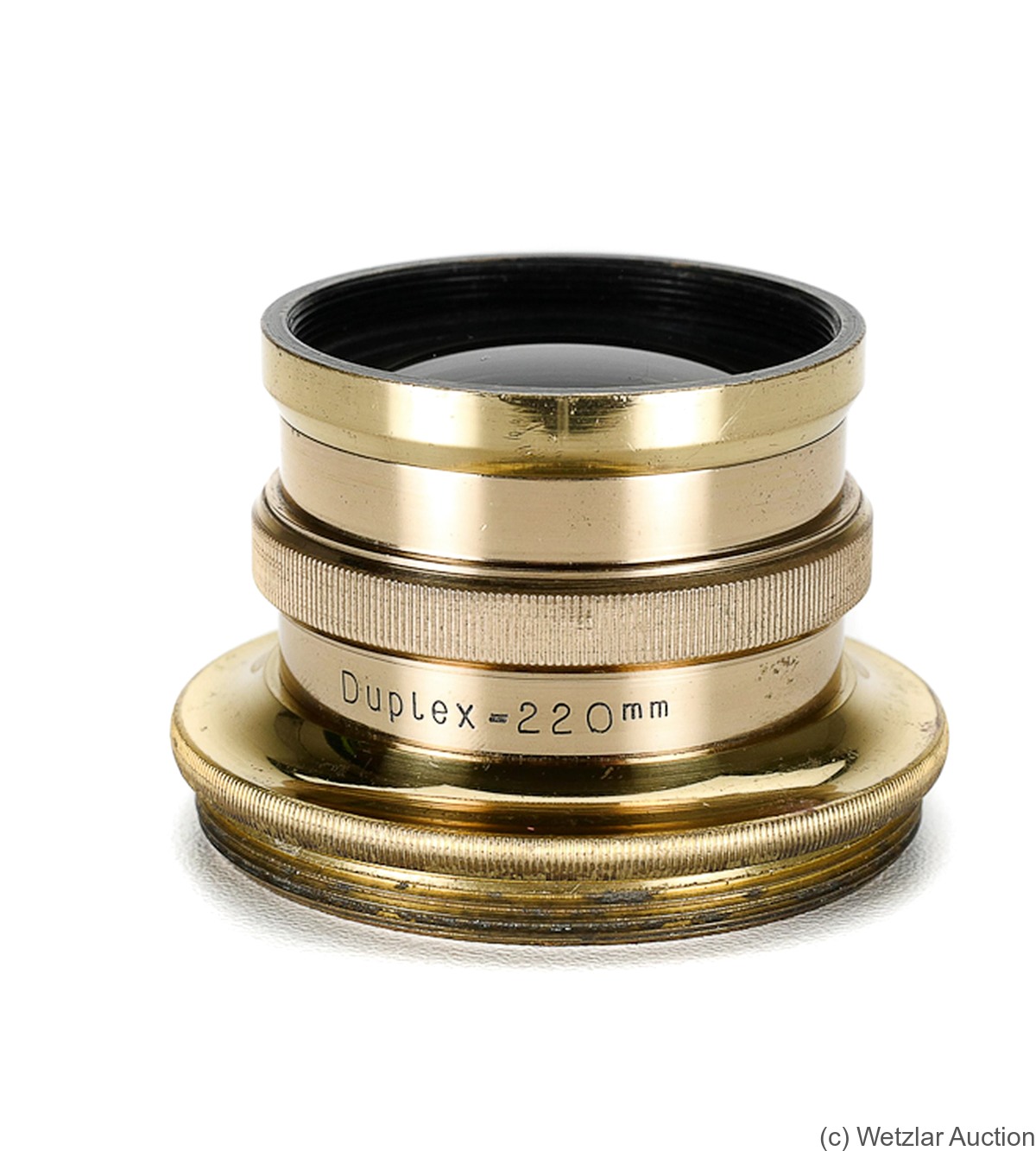 Leitz: 220mm (22cm) f/4 Duplex (brass) camera