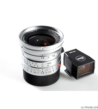 Leitz: 24mm (2.4cm) f2.8 Elmarit-M (BM, asph, chrome) camera