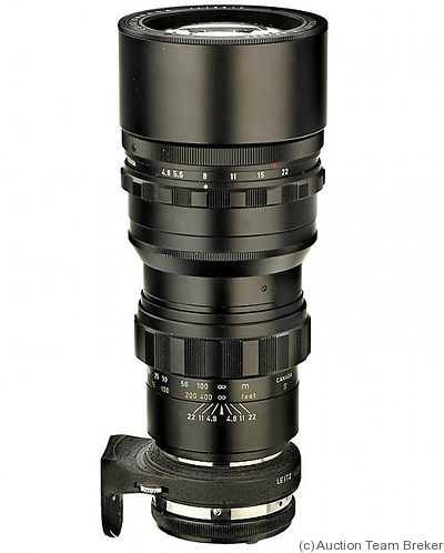 Leitz: 280mm (28cm) f4.8 Telyt (Visoflex) camera