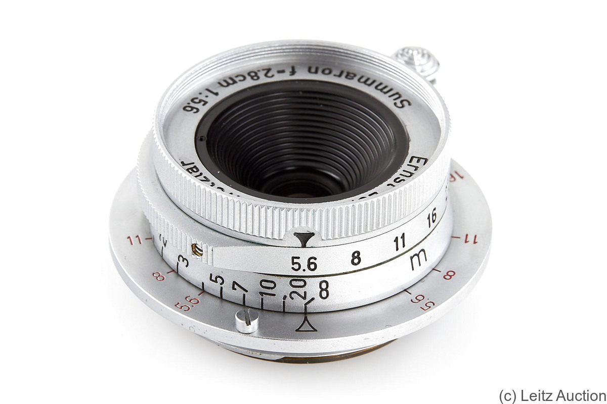 Leitz: 28mm (2.8cm) f5.6 Summaron (SM) camera