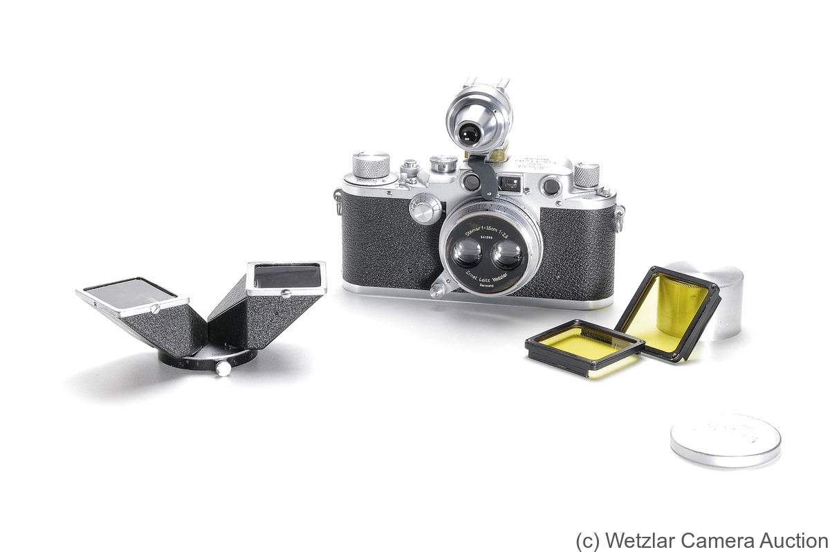 Leitz: 33mm (3.3cm) f2.5 Stemar (SM) camera