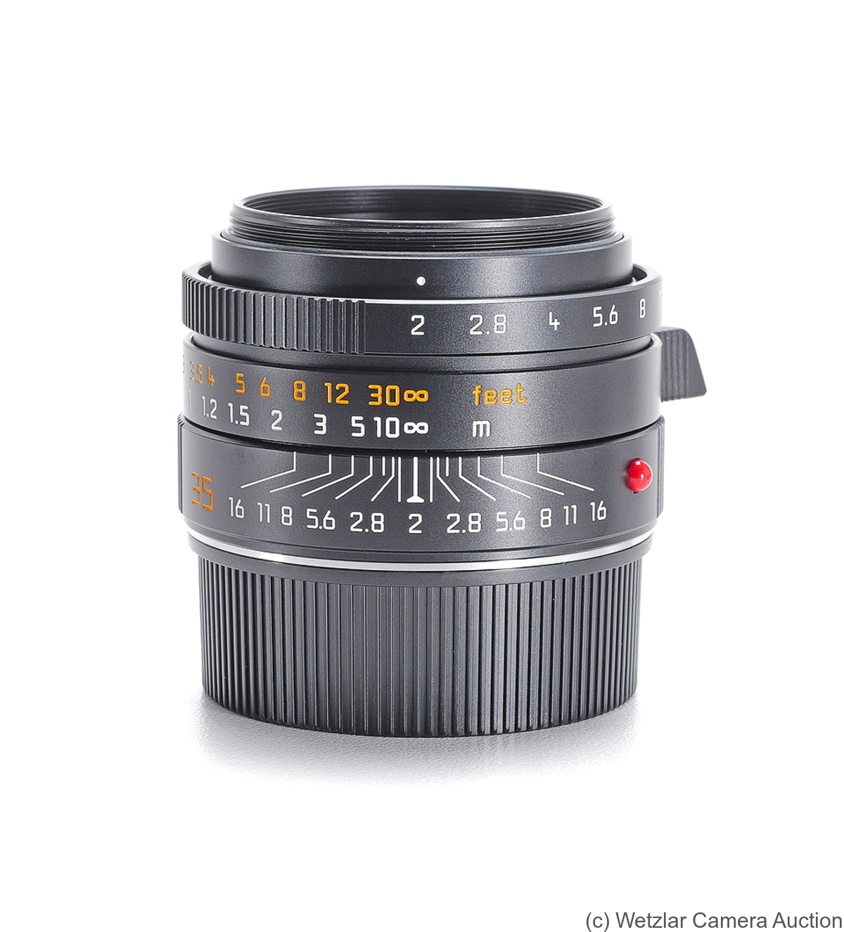 Leitz: 35mm (3.5cm) f2 Summicron-M Asph. (BM, black anod, 11673) camera