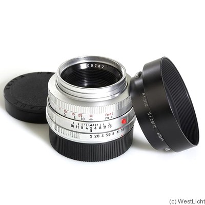 Leitz: 35mm (3.5cm) f2 Summicron-R (prototype) camera