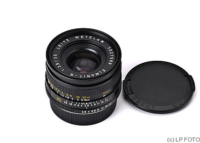 Leitz: 35mm (3.5cm) f2.8 Elmarit-R (black, 1979) camera