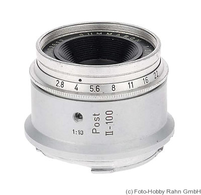 Leitz: 35mm (3.5cm) f2.8 Summaron 'Post' (BM, chrome) camera