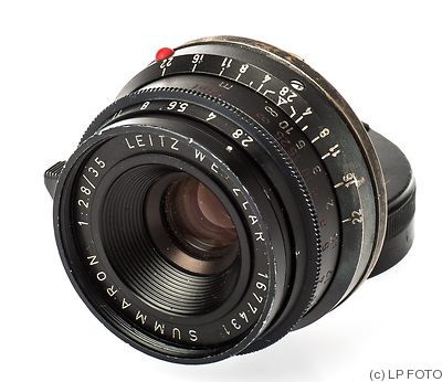 Leitz: 35mm (3.5cm) f2.8 Summaron (BM, black chrome) camera