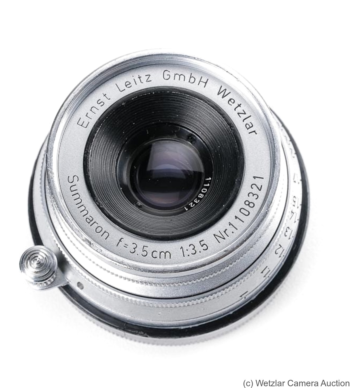Leitz: 35mm (3.5cm) f3.5 Summaron (BM, early, Dual Serial) camera