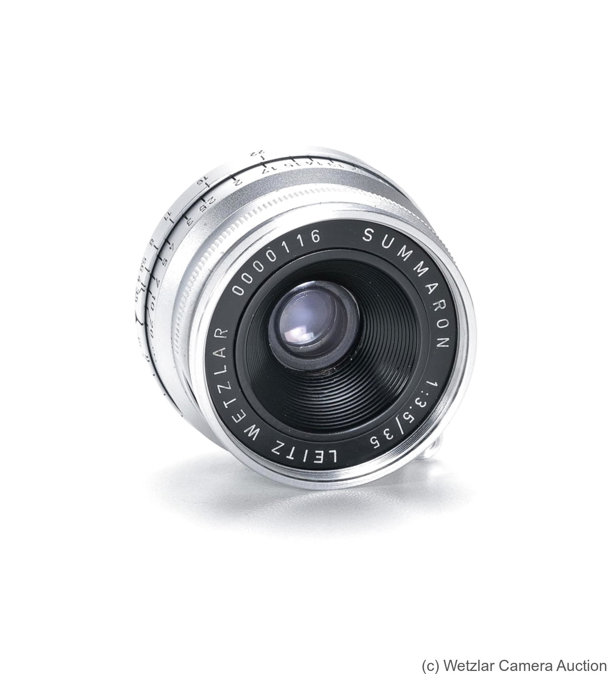 Leitz: 35mm (3.5cm) f3.5 Summaron (SM, prototype) camera