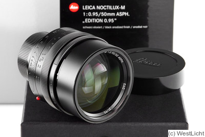 Leitz: 50mm (5cm) f0.95 Noctilux 'Edition 0.95' (BM) camera