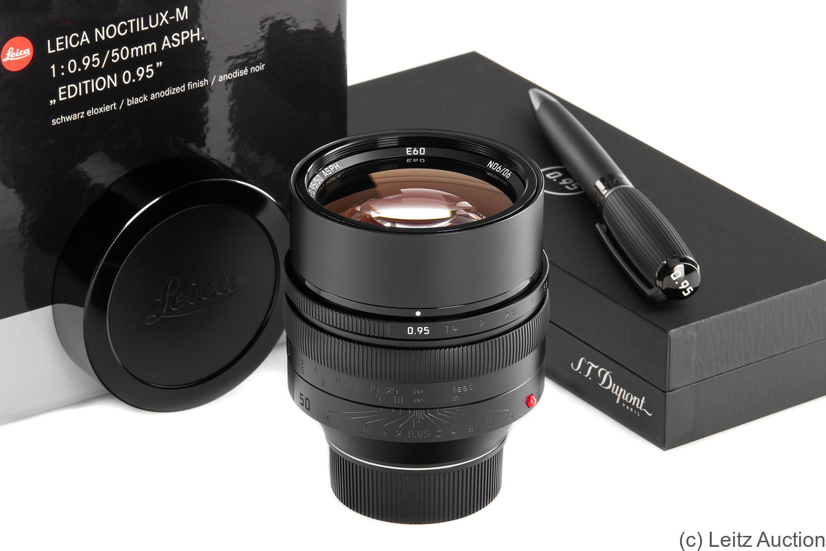 Leitz: 50mm (5cm) f0.95 Noctilux-M ASPH DuPont Edition (BM, prototype) camera