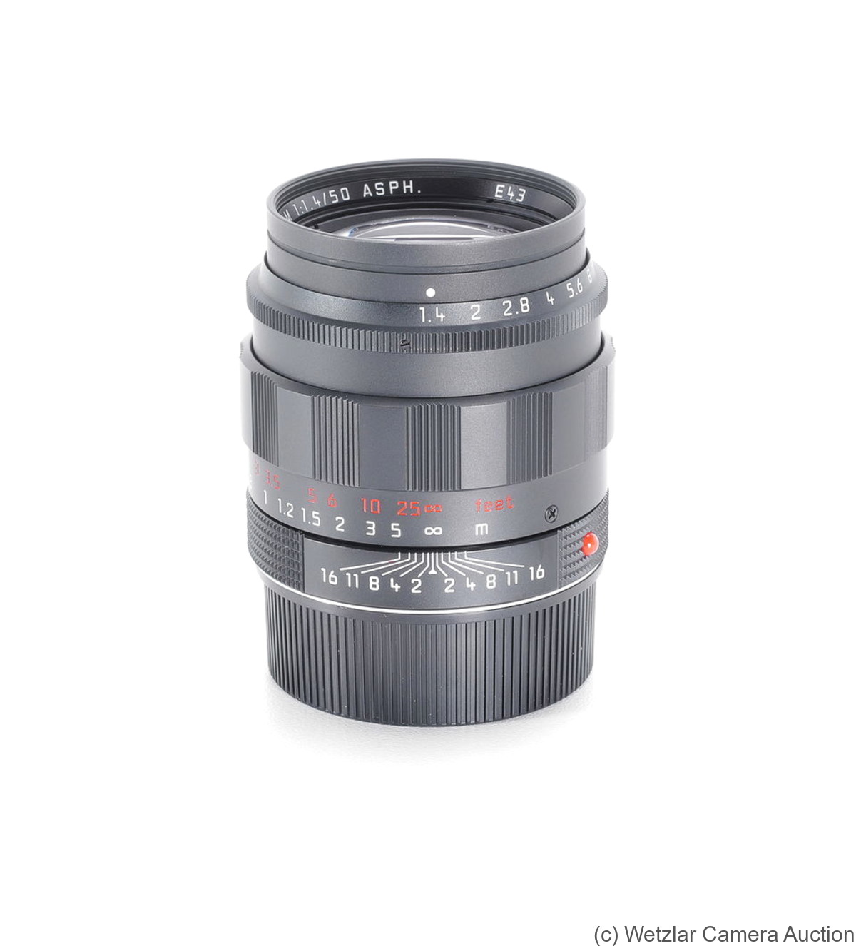 Leitz: 50mm (5cm) f1.4 Summilux-M Asph. (BM, black chrome, 11688) camera