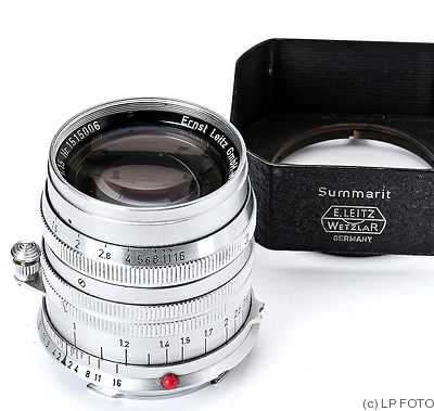 Leitz: 50mm (5cm) f1.5 Summarit (BM, late) camera