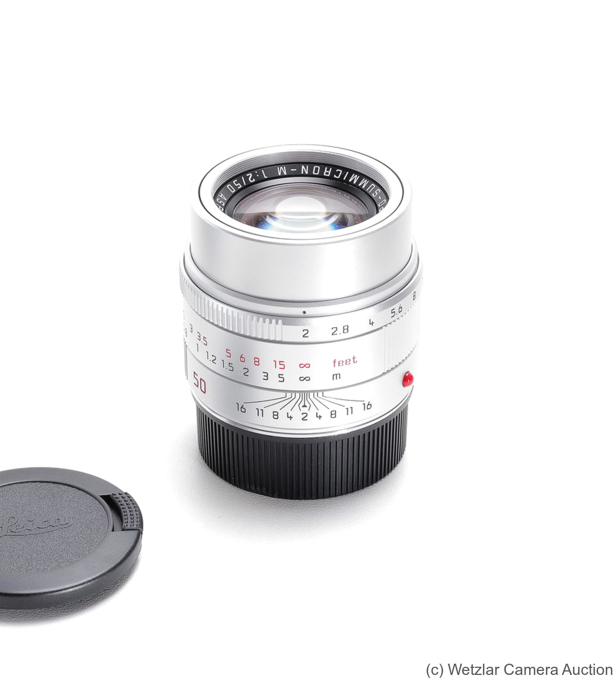 Leitz: 50mm (5cm) f2 APO-Summicron-M Aspherical (BM, silver) camera