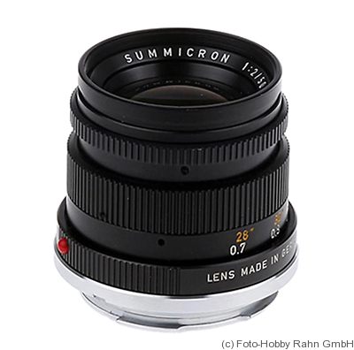Leitz: 50mm (5cm) f2 Summicron (BM, black, 11817, dummy) camera