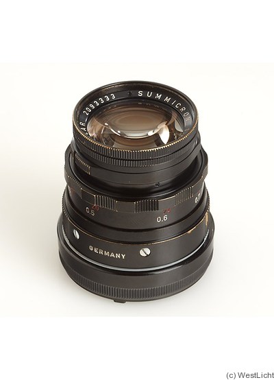 Leitz: 50mm (5cm) f2 Summicron (BM, black, w/o eyes) camera