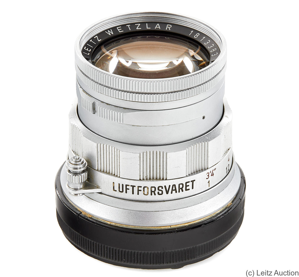 Leitz: 50mm (5cm) f2 Summicron (BM, chrome) LUFTFORSVARET camera