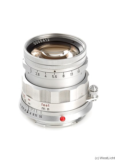 Leitz: 50mm (5cm) f2 Summicron (BM, chrome, prototype) camera