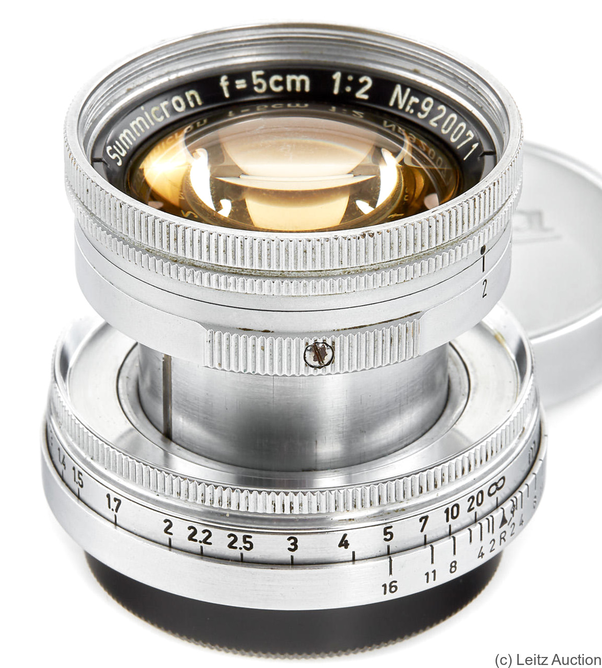 Leitz: 50mm (5cm) f2 Summicron (SM, collapsible, Thorium) camera