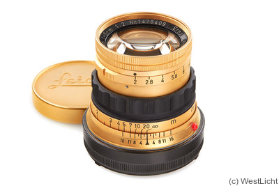 Leitz: 50mm (5cm) f2 Summicron-M (BM, gold) camera