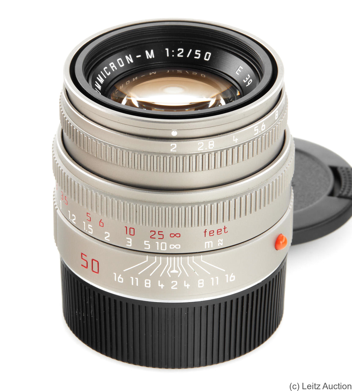 Leitz: 50mm (5cm) f2 Summicron-M (BM, titan) camera