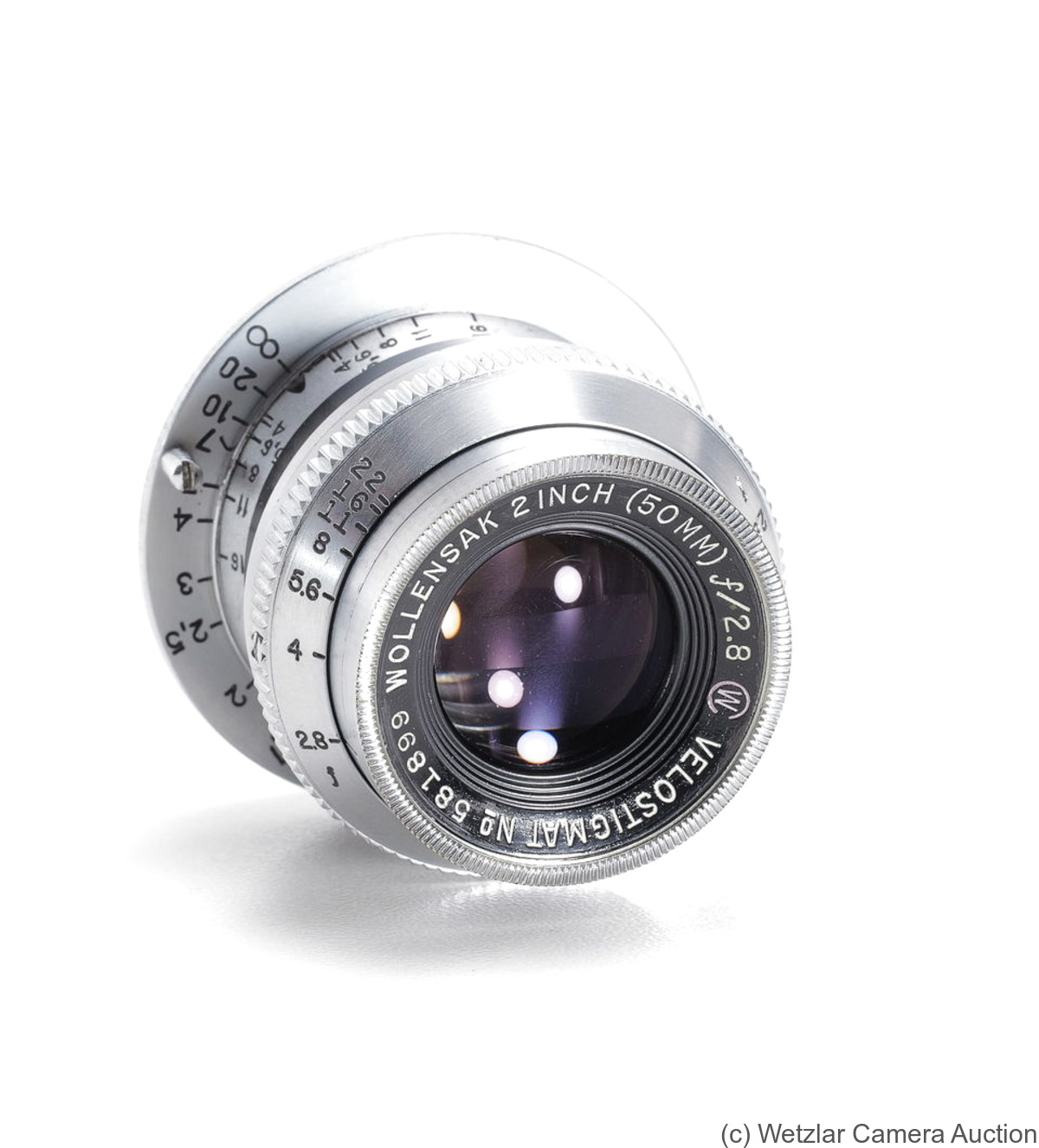 Leitz: 50mm (5cm) f2.8 Wollensak Velostigmat (SM) camera