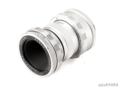 Leitz: 65mm (6.5cm) f3.5 Elmar (SM, chrome) camera