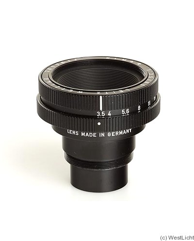 Leitz: 65mm (6.5cm) f3.5 Elmar (Visoflex, black) camera