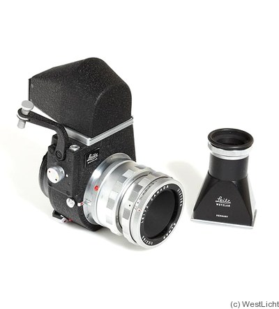 Leitz: 65mm (6.5cm) f3.5 Elmar (w/Visoflex, chrome) camera