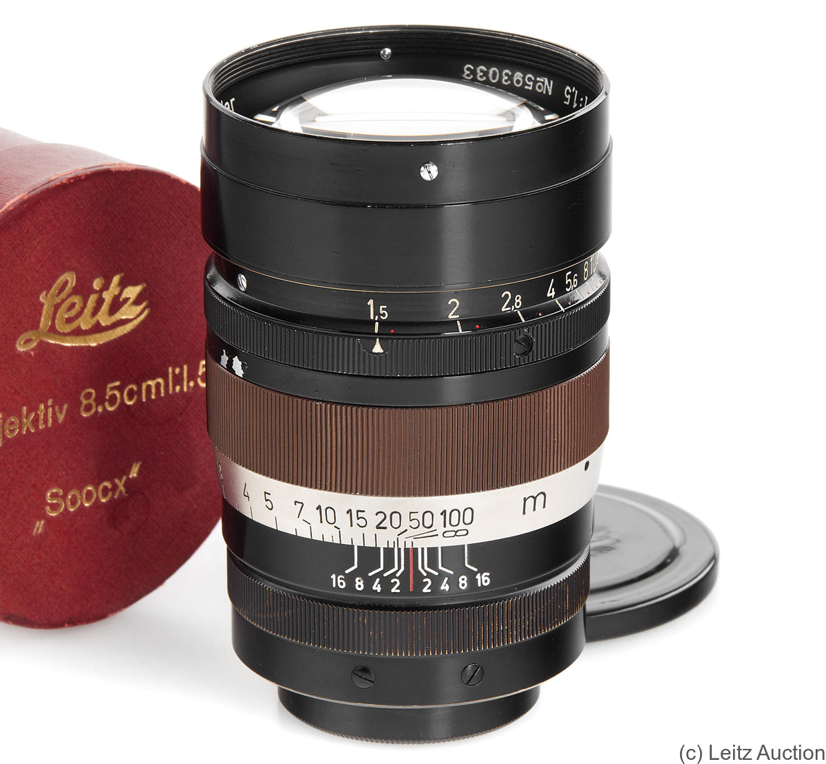 Rare Vintage LEICA SUMMAREX 8.5CM F1.5 85MM Prime Fast