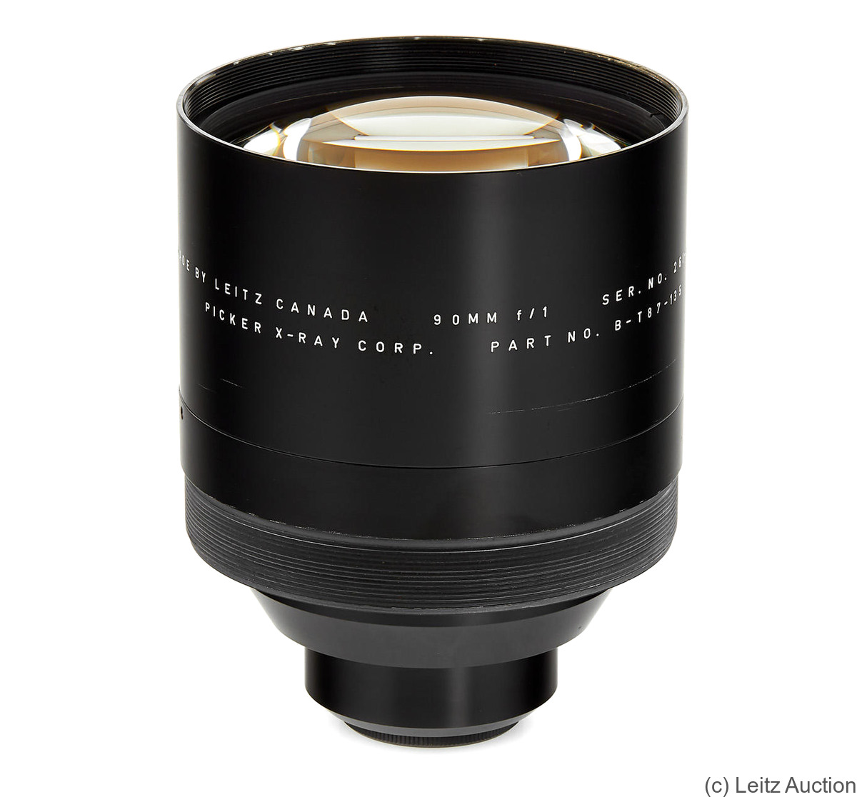 Leitz: 90mm (9cm) f1 X-Ray camera