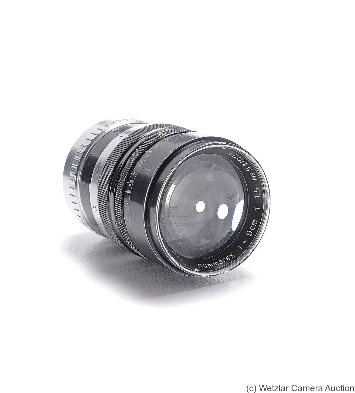 Leitz: 90mm (9cm) f1.5 Summarex (SM) camera