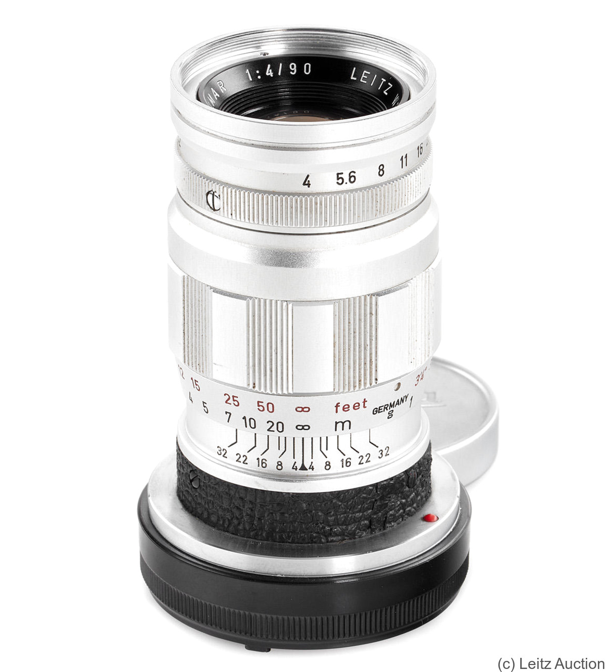 Leitz: 90mm (9cm) f4 Elmar (BM, rigid, 3 elt, prototype) camera