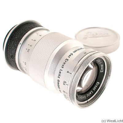 Leitz: 90mm (9cm) f4 Elmar (SM, chrome) 'Leitz Eigentum' camera