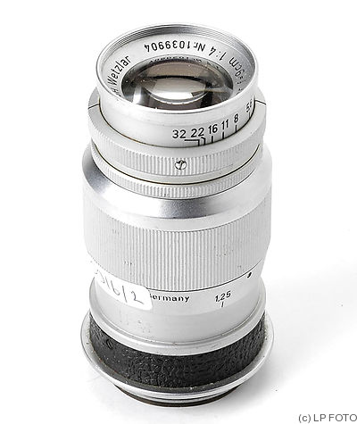 Leitz: 90mm (9cm) f4 Elmar (SM, chrome) camera