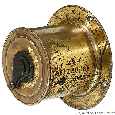 Lerebours: 13cm Brass (Daguerreotype, 13cm height, 11cm dia) camera
