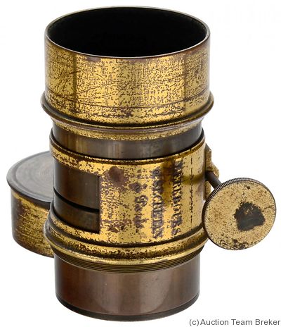 Lerebours et Secretan: Brass Lens (10cm len, 6cm dia) camera