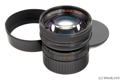 MS Optical: 50mm (5cm) f1.1 Sonnetar MC camera