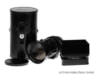 Mamiya: 250mm (25cm) f5 Press-Sekor (Press Super 23) camera
