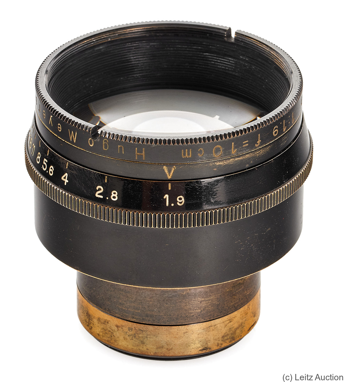 Meyer, Hugo: 100mm (10cm) f1.9 Primoplan camera